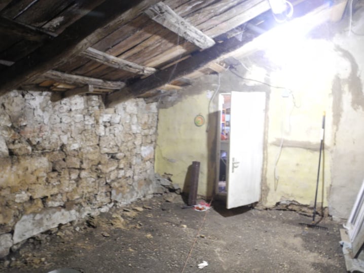 Raum vorbereitet zum Ausbau